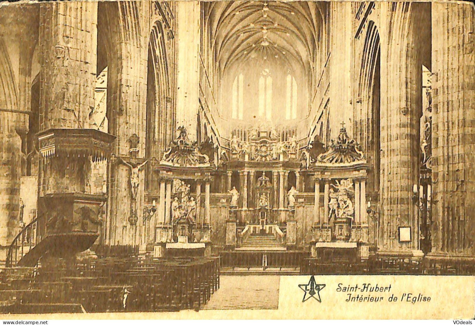 Belgique - Luxembourg - Saint-Hubert - Intérieure De L'Eglise - Saint-Hubert