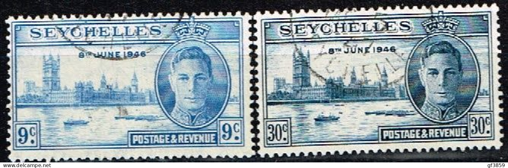 SEYCHELLES / Oblitérés / Used / 1946 - Anniversaire De La Victoire - Seychelles (...-1976)