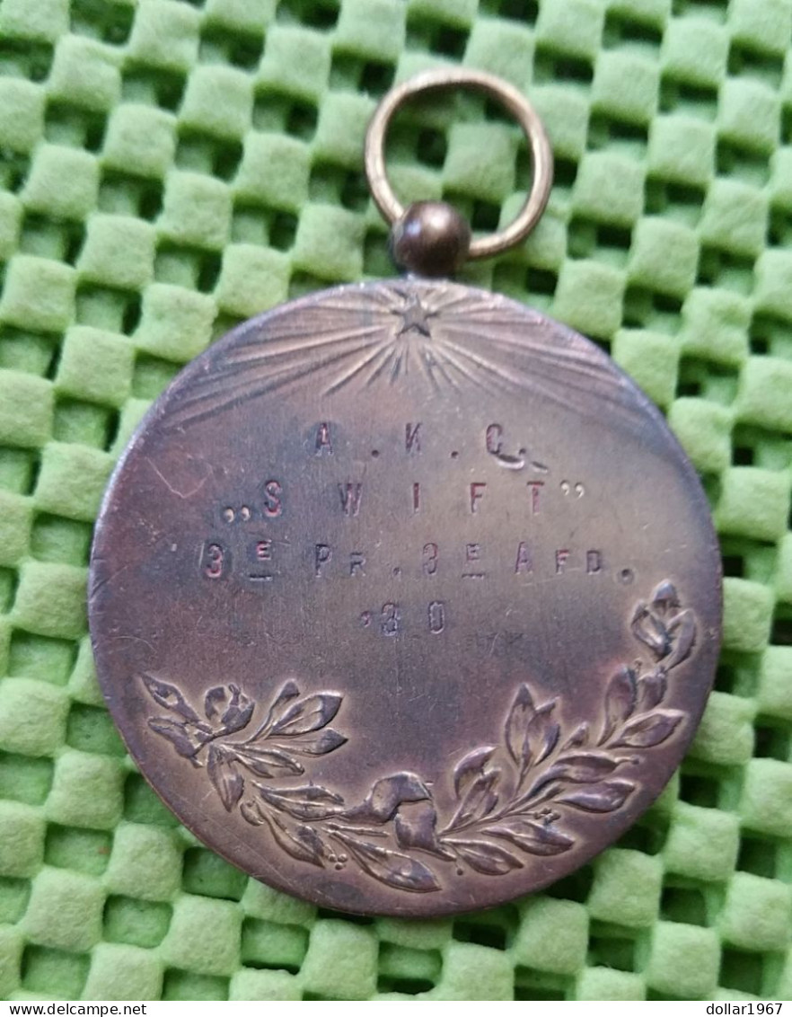Medaille -Korfbal : A.K.C. Swift 3e. Pr. 1930   -  Original Foto  !! - Sonstige & Ohne Zuordnung