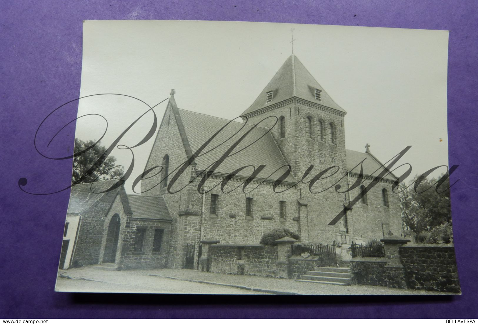 Aubechies  Eglise  Photo Prive  Pris 28/06/1975 - Beloeil