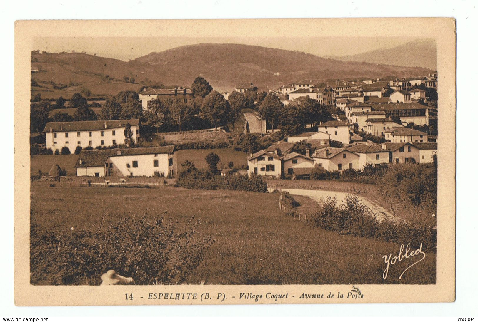 ESPELETTE - 64 - VILLAGE COQUET , AVENUE DE LA POSTE - Espelette