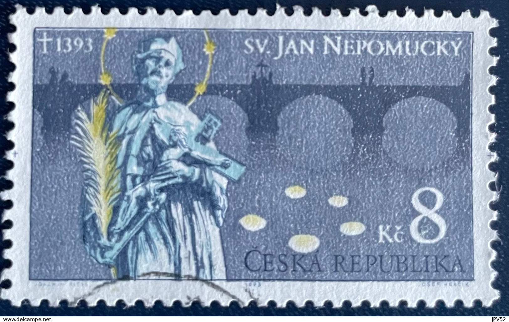 Ceska Republika - Tsjechië - C4/4 - 1993 - (°)used - Michel 4 - Johannes Van Nepomucky - Usados