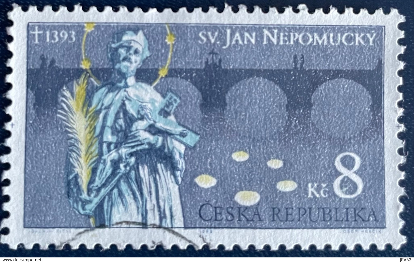 Ceska Republika - Tsjechië - C4/4 - 1993 - (°)used - Michel 4 - Johannes Van Nepomucky - Usati