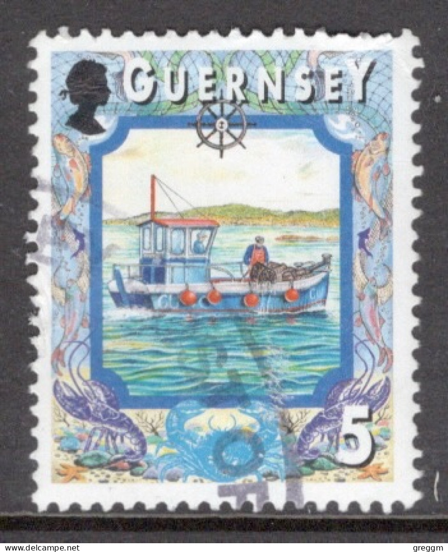 Guernsey 1999  Single Stamp Showing Maritime Views In Fine Used - Guernsey