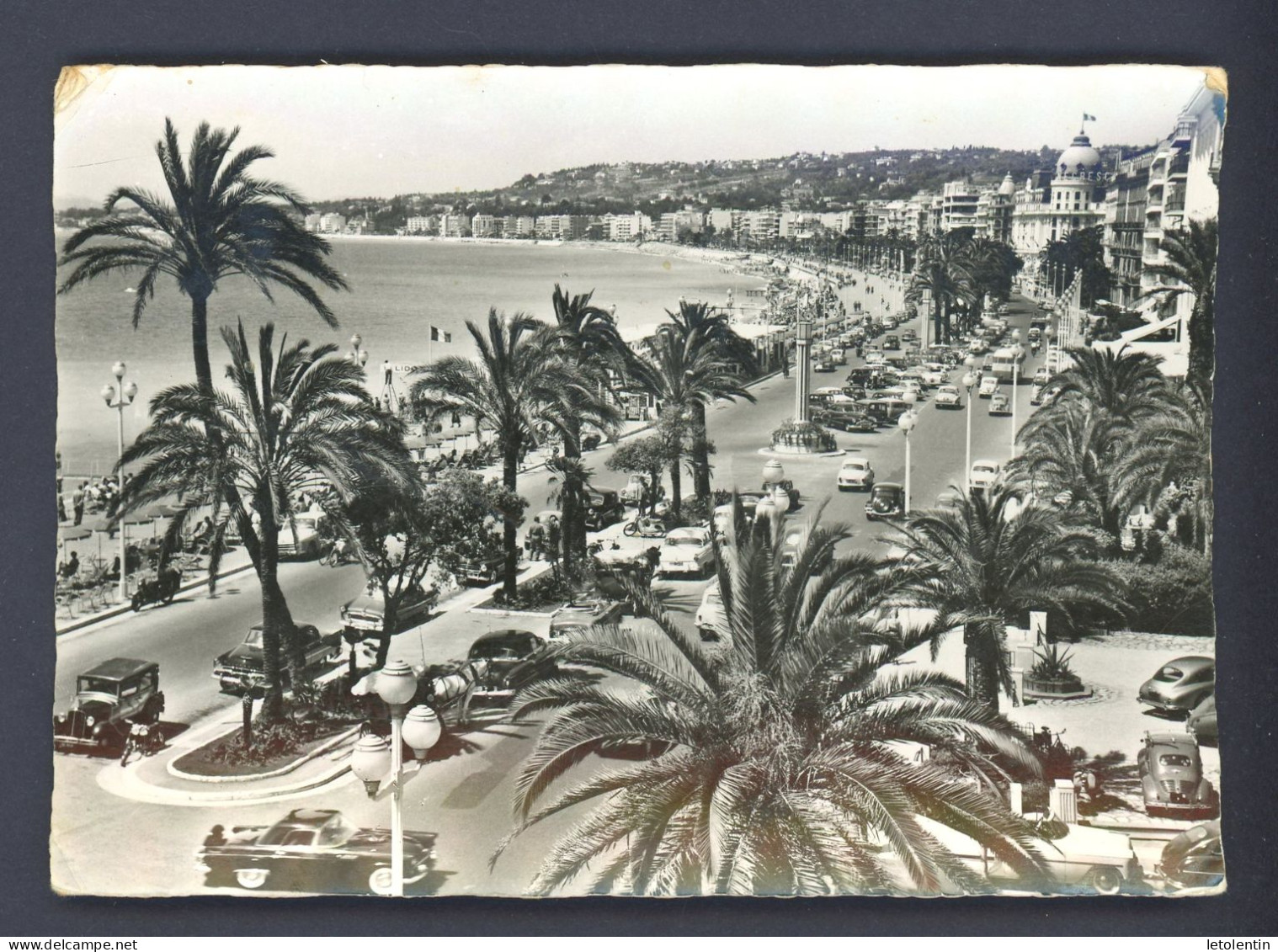 CPM - 06 - NICE - VUE D'ENSEMBLE DE LA PROMENADE DES ANGLAIS - Tráfico Rodado - Auto, Bus, Tranvía