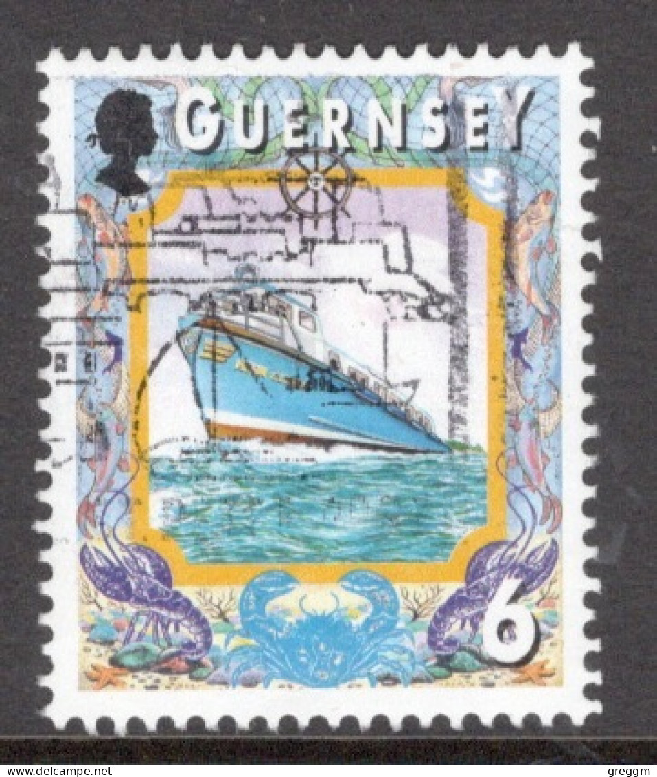 Guernsey 1999  Single Stamp Showing Maritime Views In Fine Used - Guernesey