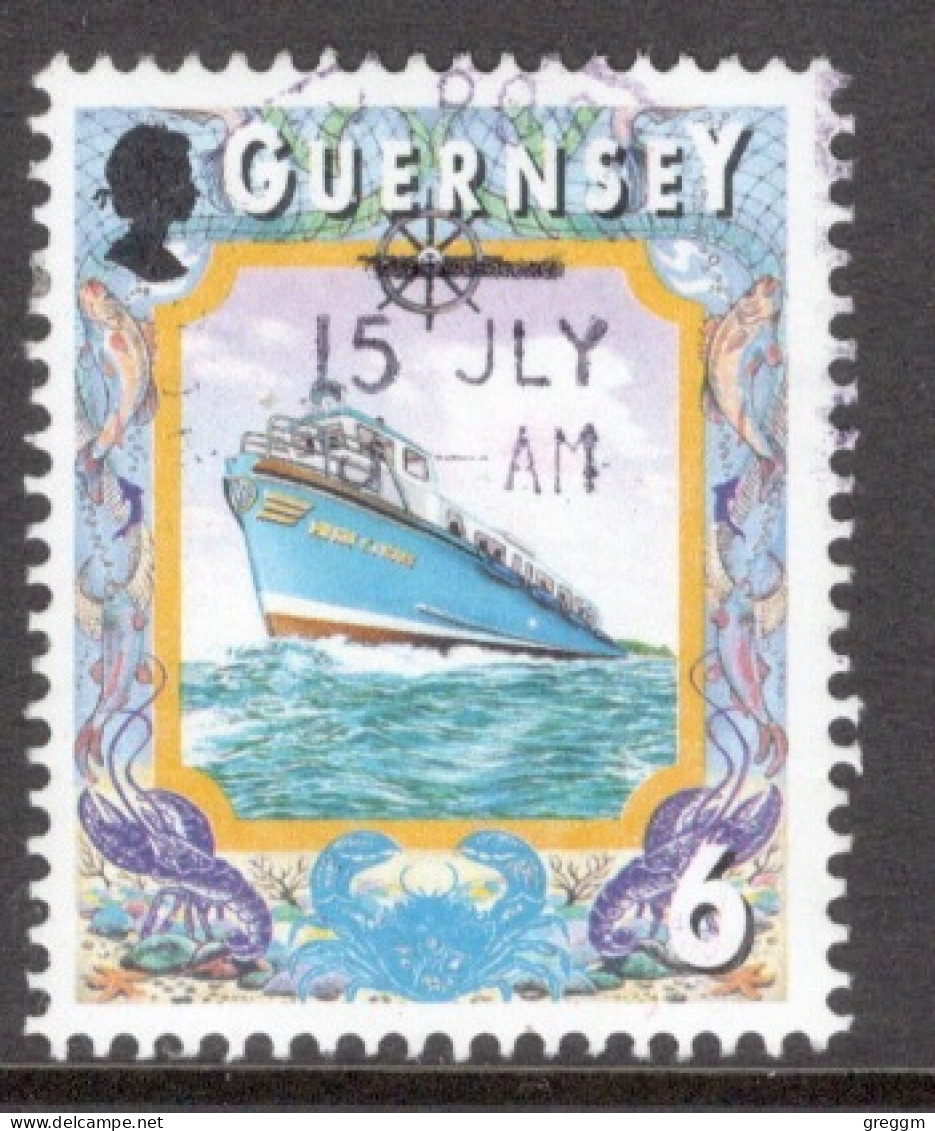 Guernsey 1999  Single Stamp Showing Maritime Views In Fine Used - Guernesey