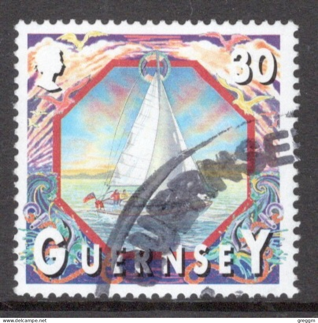 Guernsey 1999  Single Stamp Showing Maritime Views In Fine Used - Guernesey