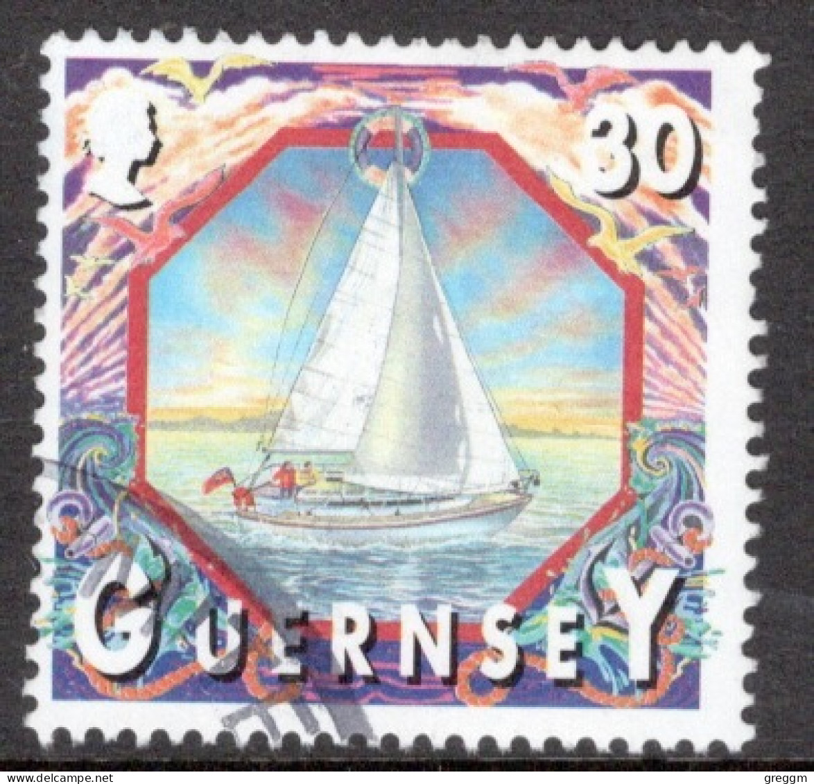 Guernsey 1999  Single Stamp Showing Maritime Views In Fine Used - Guernesey