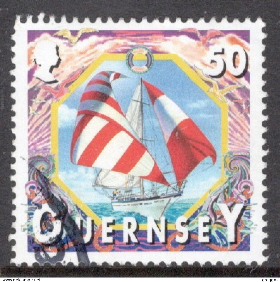 Guernsey 1999  Single Stamp Showing Maritime Views In Fine Used - Guernesey