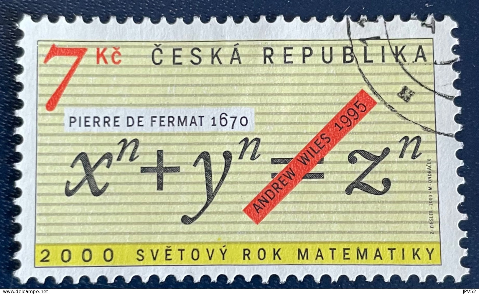 Ceska Republika - Tsjechië - C4/5 - 2000 - (°)used - Michel 259 - Internationaal Jaar Van Wiskunde - Usati