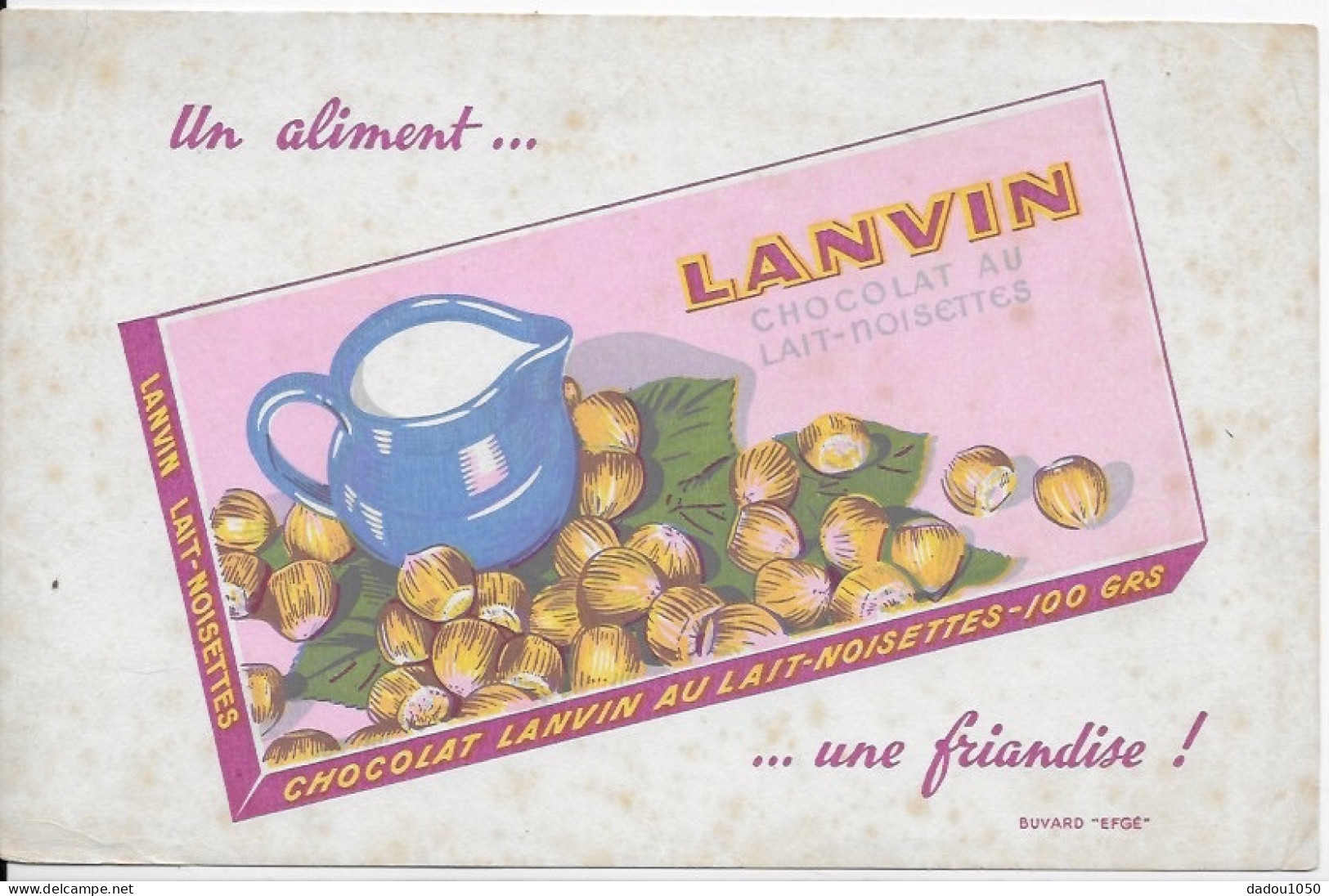Buvard Lanvin - Kakao & Schokolade