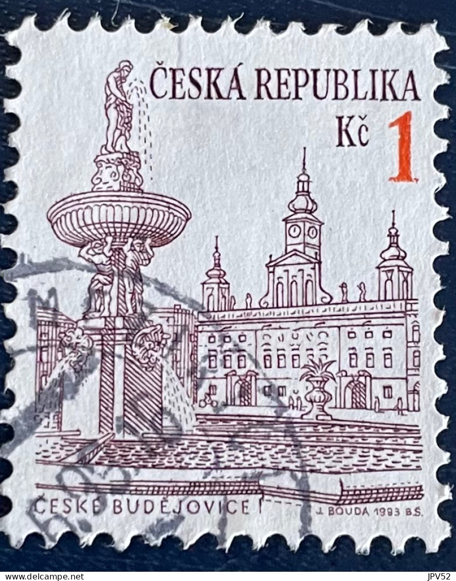 Ceska Republika - Tsjechië - C4/5 - 1993 - (°)used - Michel 12 - Ceské Budijovice - Oblitérés