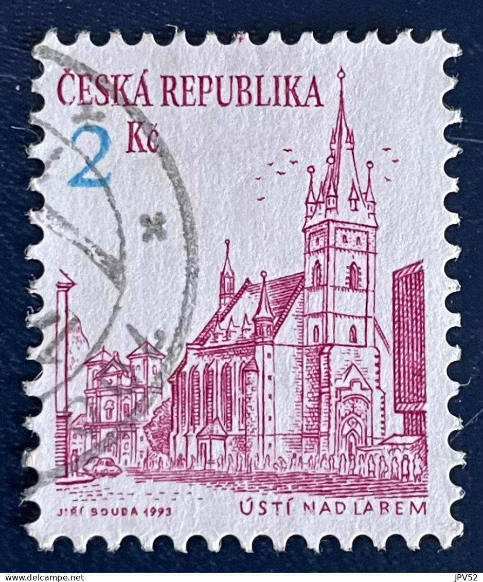 Ceska Republika - Tsjechië - C4/5 - 1993 - (°)used - Michel 13 - Usti Nad Labem - Usados