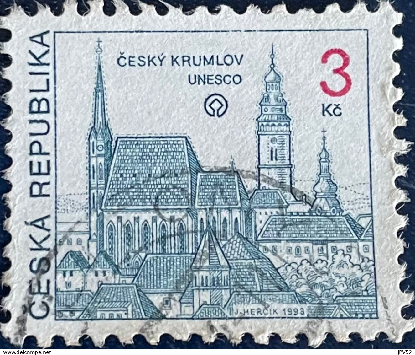 Ceska Republika - Tsjechië - C4/5 - 1993 - (°)used - Michel 14 - Cesky Krumlov - Gebruikt