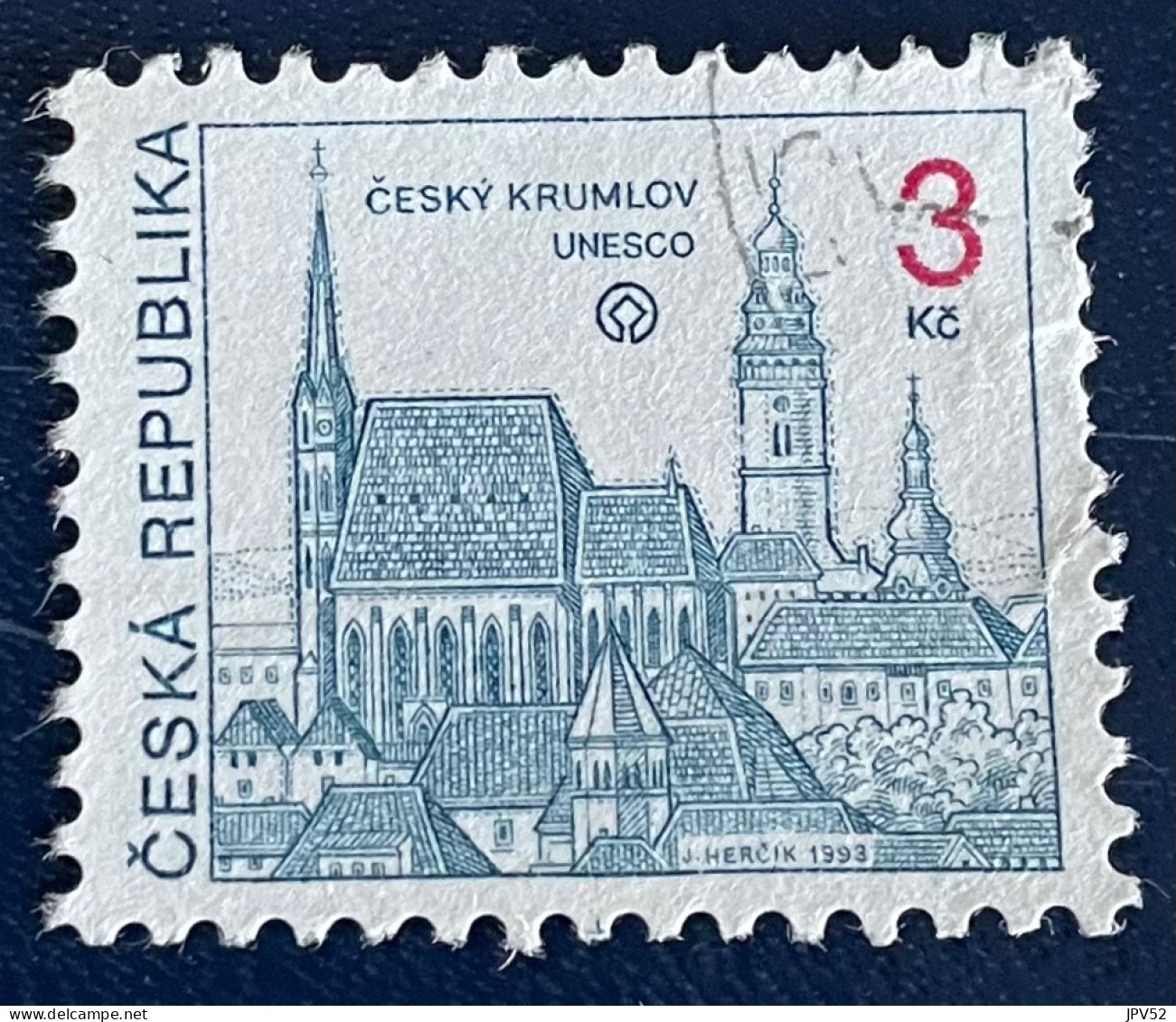 Ceska Republika - Tsjechië - C4/5 - 1993 - (°)used - Michel 14 - Cesky Krumlov - Oblitérés