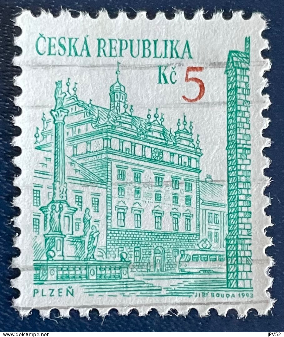 Ceska Republika - Tsjechië - C4/5 - 1993 - (°)used - Michel 15 - Pilsen - Plzen - Oblitérés