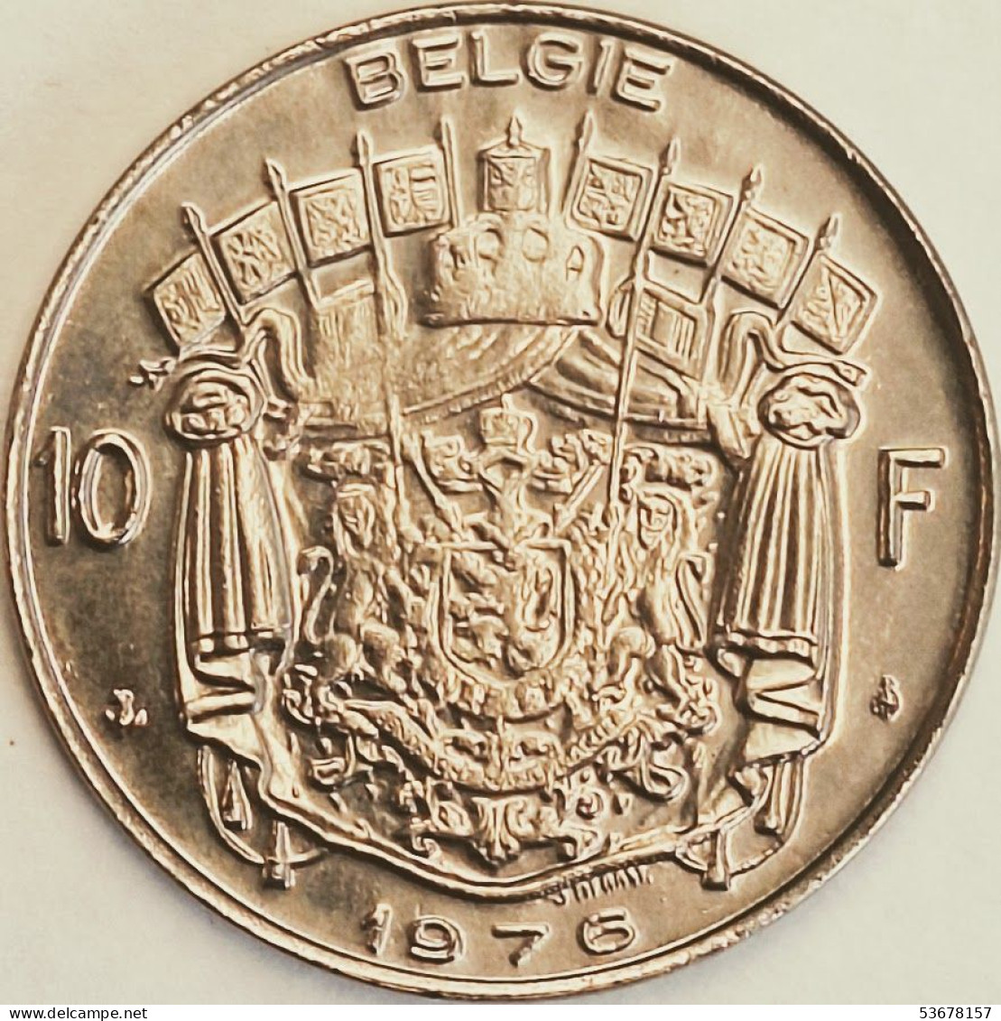 Belgium - 10 Francs 1976, KM# 156.1 (#3200) - 10 Francs