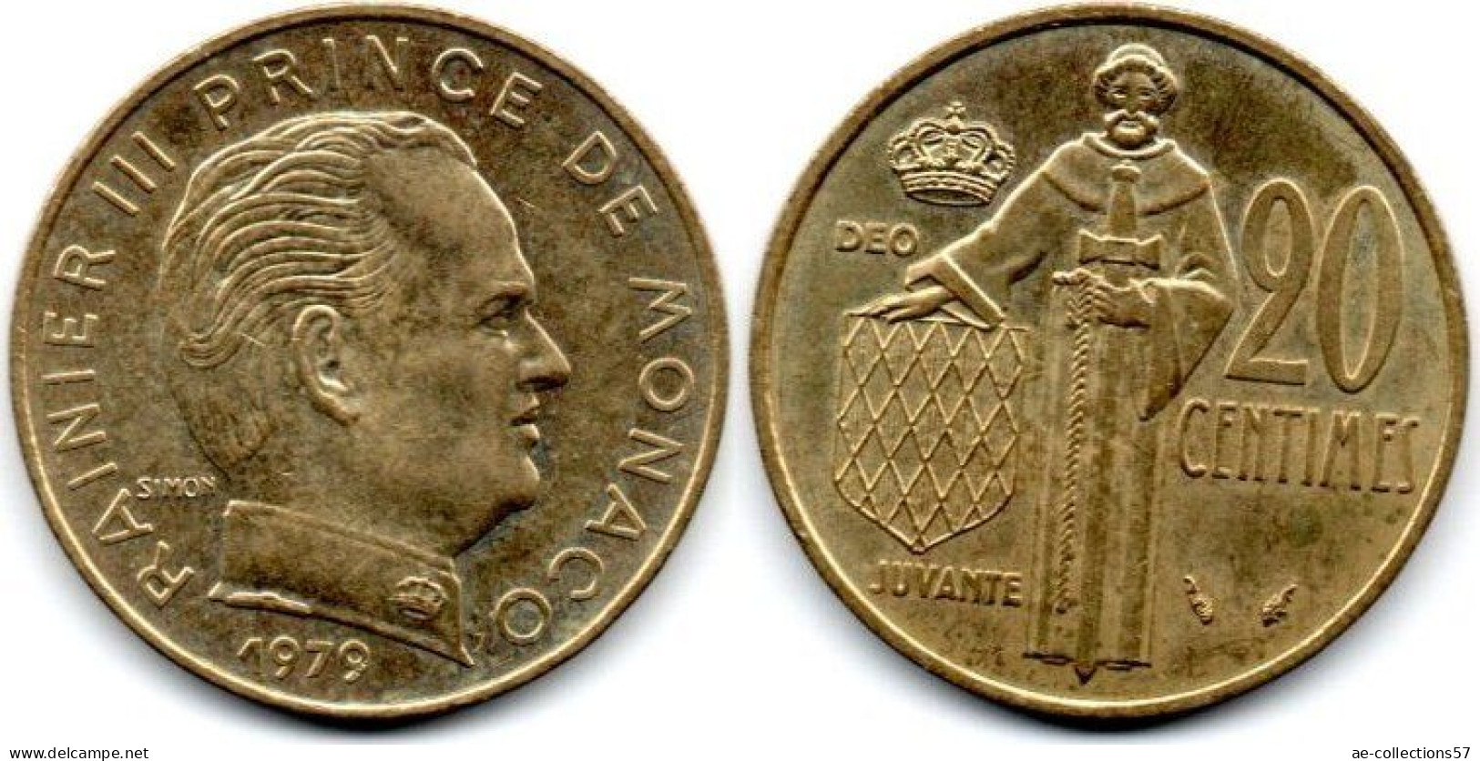 MA 29787 / Monaco 20 Centimes 1979 TTB - 1960-2001 Franchi Nuovi
