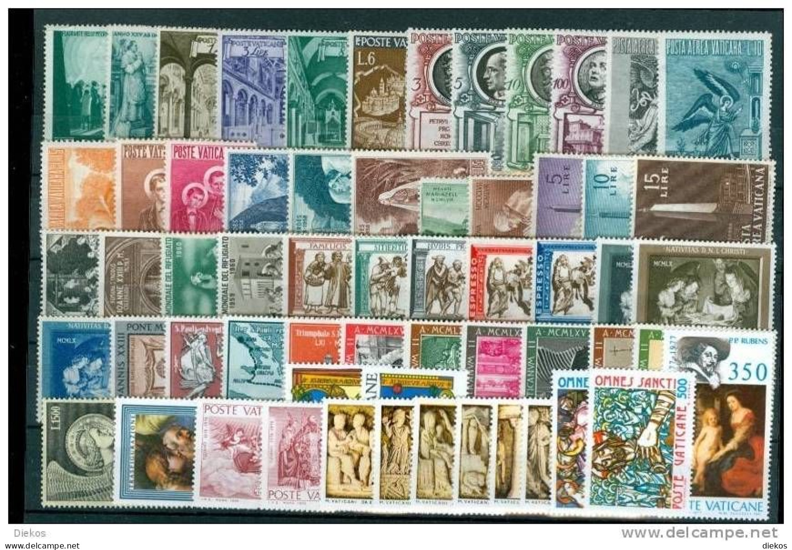 Lot Of 59 Marken Vatican Postfrisch, , MNH **  #L442 - Sammlungen