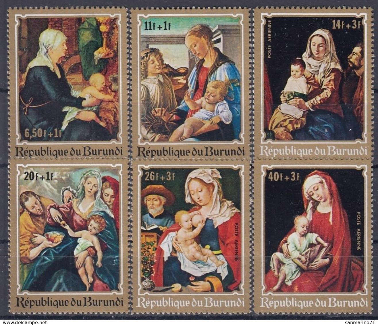 BURUNDI 679-684,unused,Christmas 1970 (**) - Nuovi