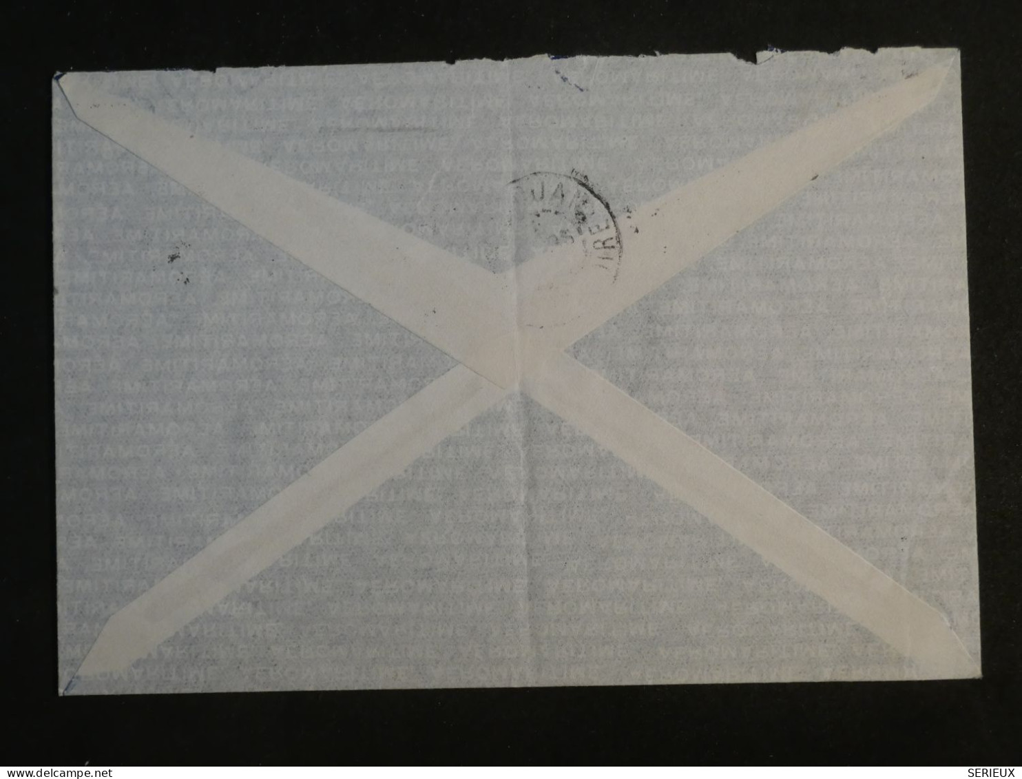 DH7 FRANCE   BELLE LETTRE 1937 1ER VOL AIR FRANCE A  ABIDJAN COTE D IVOIRE   +PA N°11 +AFF. INTERESSANT ++++ - 1927-1959 Lettres & Documents