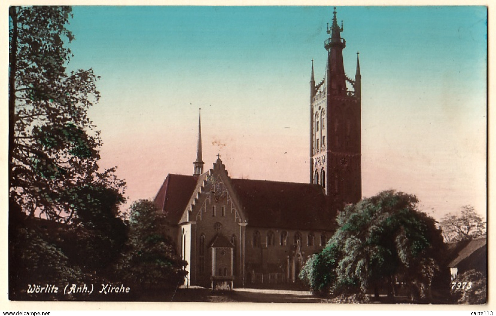 0 - B19747CPA - ALLEMAGNE -Worlitz - Kirche - Très Bon état - EUROPE - Woerlitz
