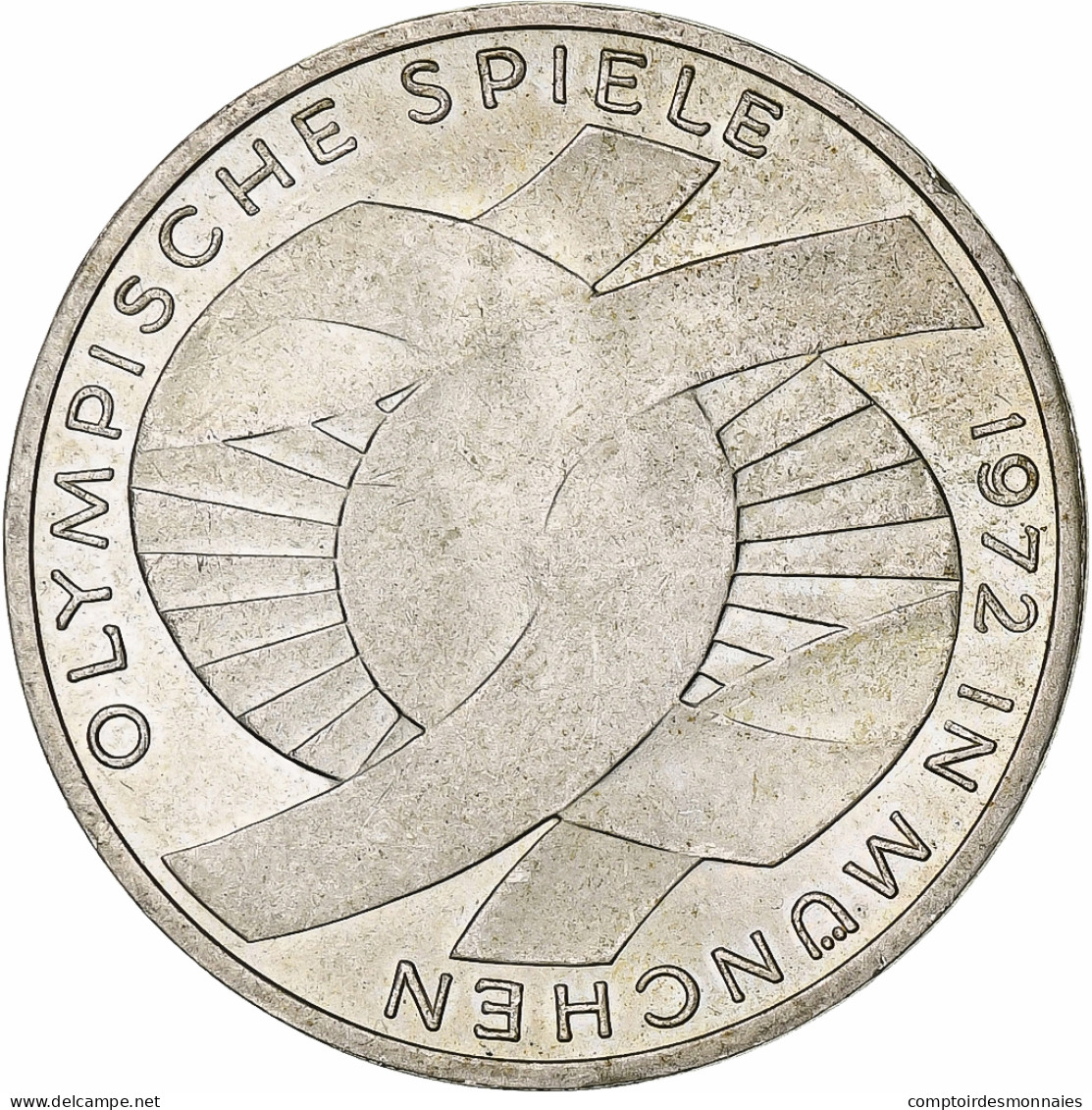 Monnaie, République Fédérale Allemande, 10 Mark, 1972, Karlsruhe, TTB+ - Gedenkmünzen
