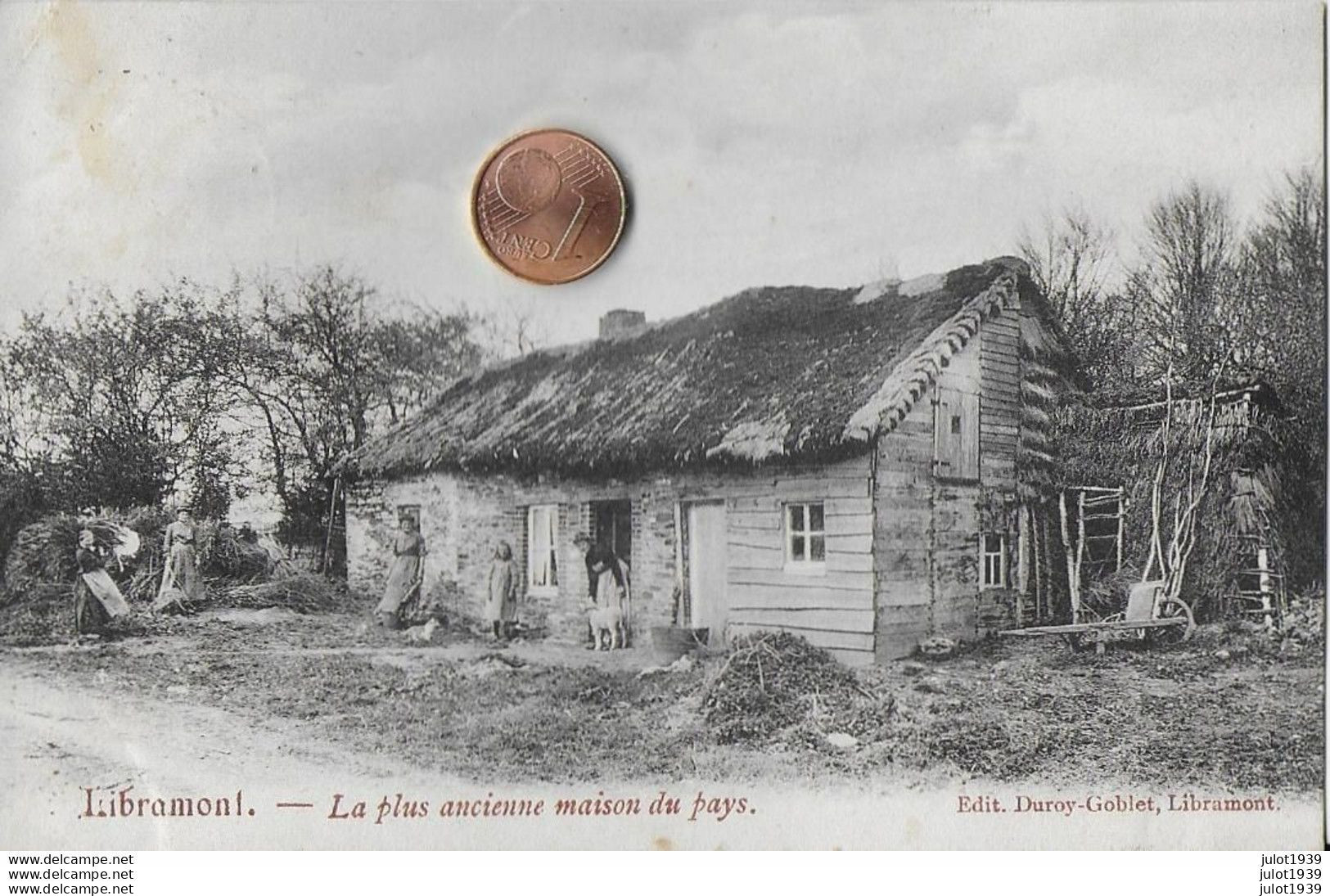 AA+...  LIBRAMONT ..-- La Plus ANCIENNE MAISON De La Région . 1907 Vers BXL  ( Café De La RENAISSANCE ) . Vverso . - Libramont-Chevigny