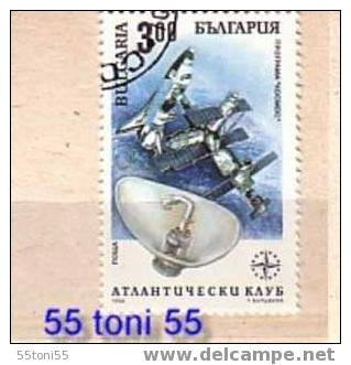 1994  SPACE – Atlantic Club   1v.- Used (O)  BULGARIA / Bulgarie - Gebraucht