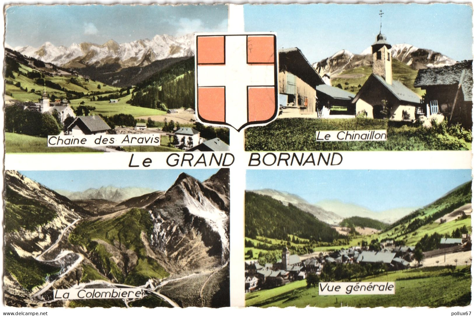 CPSM LE GRAND BORNAND  (HAUTE SAVOIE)  MULTI-VUES - Le Grand Bornand