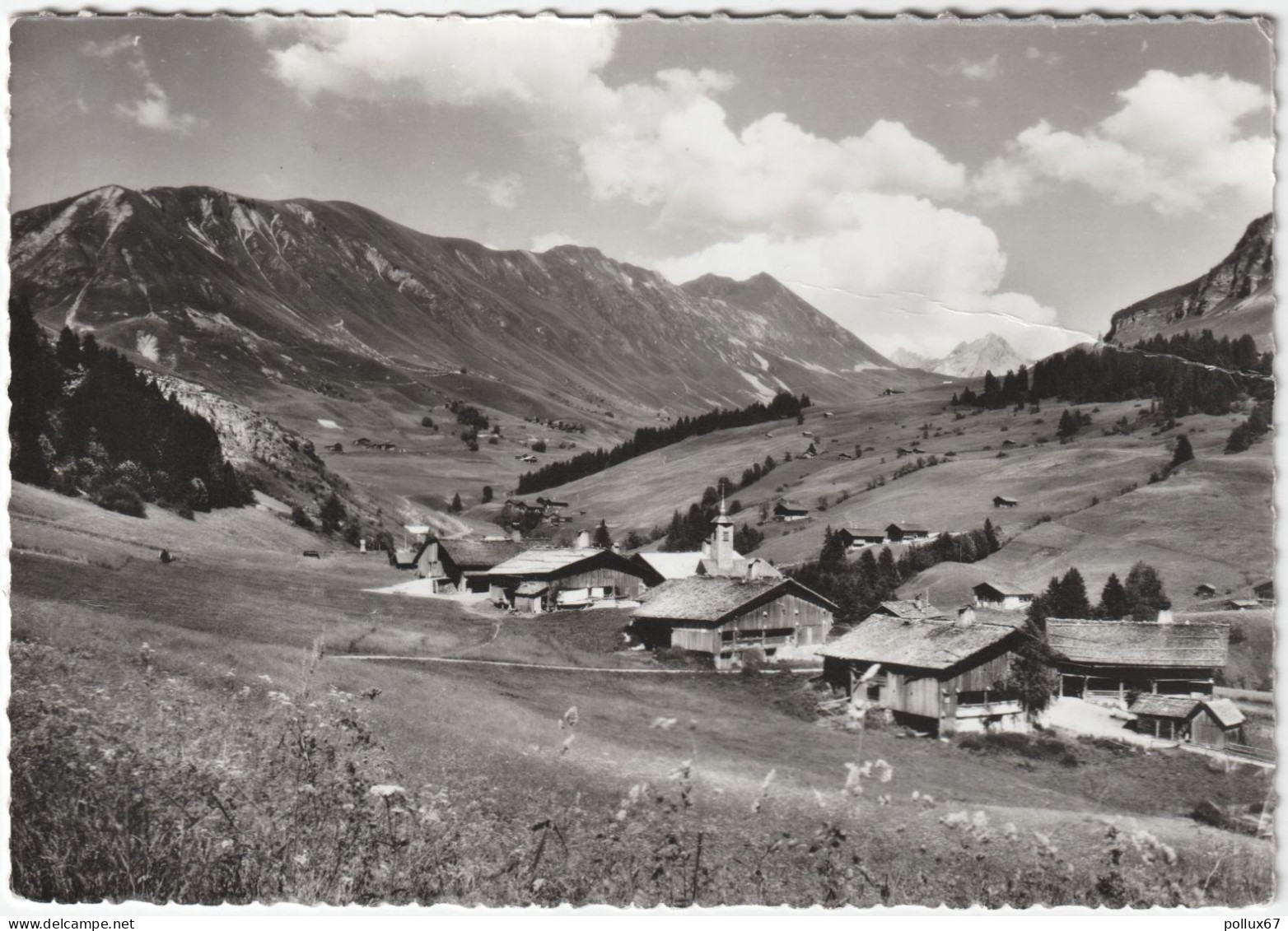 CPSM LE GRAND BORNAND  (HAUTE SAVOIE)  VUE GÉNÉRALE DU CHINAILLON - Le Grand Bornand