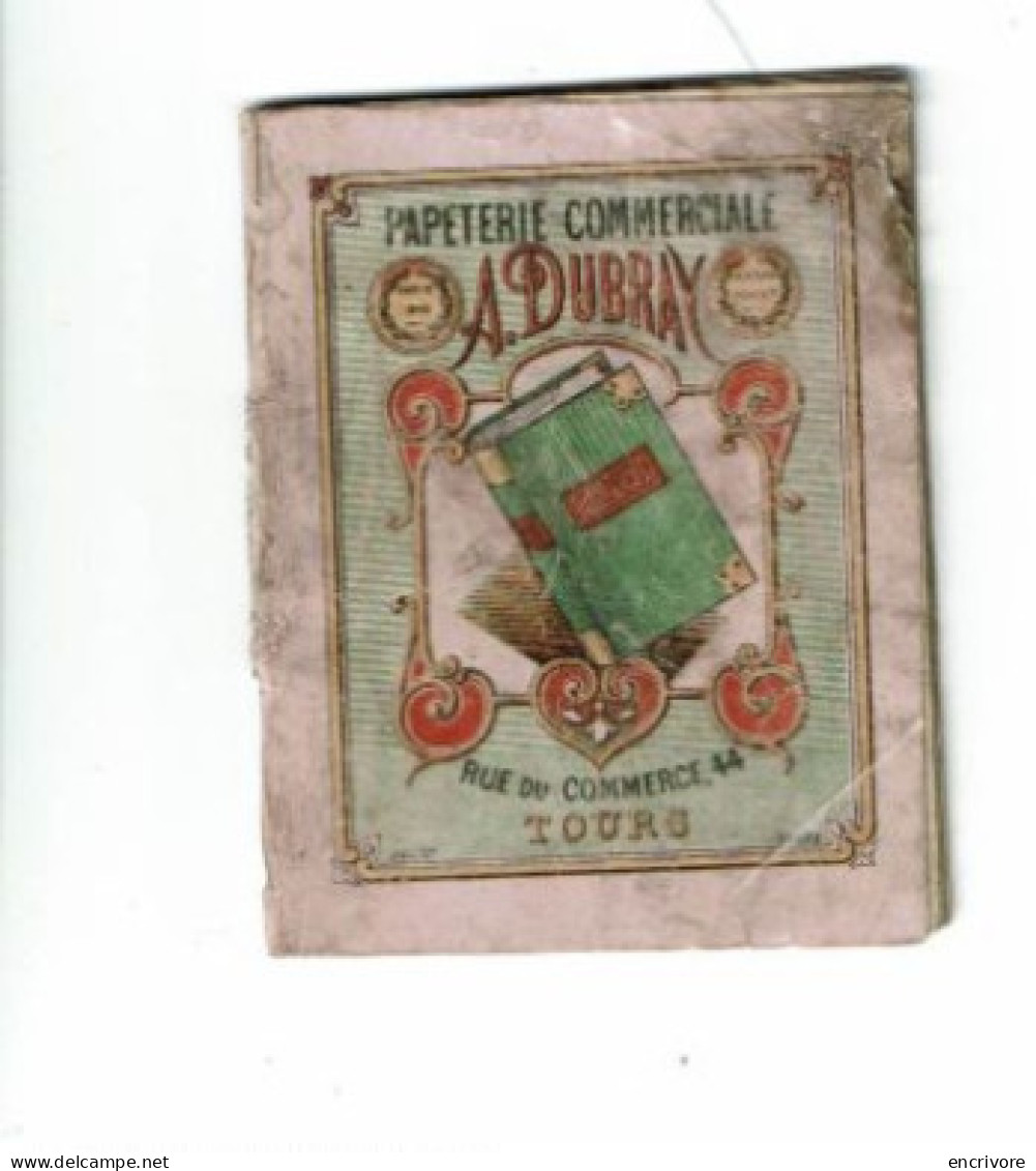 Indicateur Chemin De Fer 1875 A. DUBRAY Papeterie TOURS - Europa