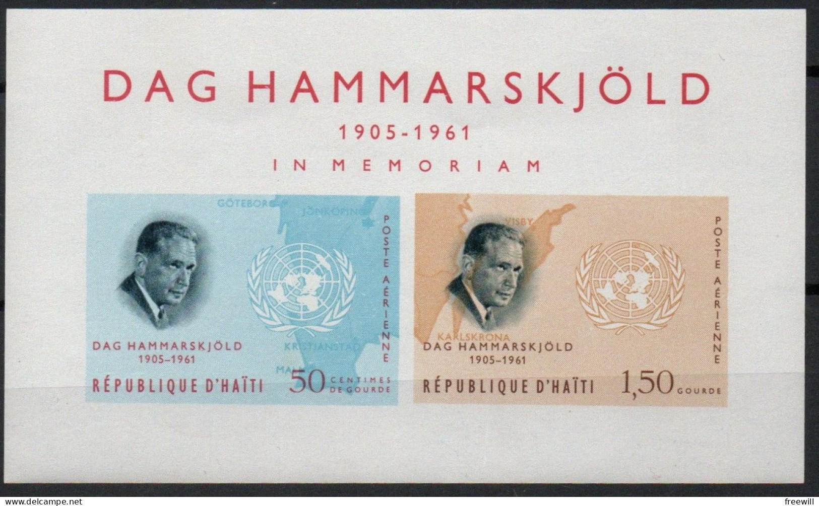 Haïti Dag Hammarskjöld XXX - Haïti