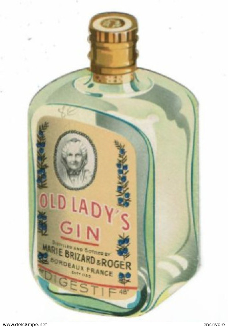 OLD LADY'S GIN Marie Brizard Et Roger Conseils De Boisson Et Cocktails - Alcolici