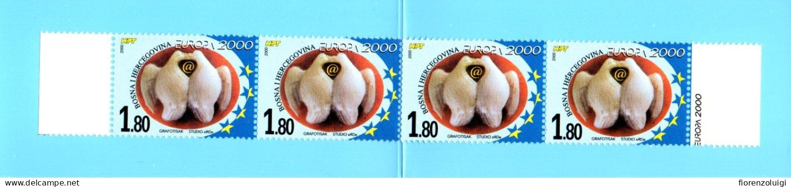 EUROPA CEPT 2000 GIRO COMPLETO LIBRETTI / BOOKLETS MNH** - 2000