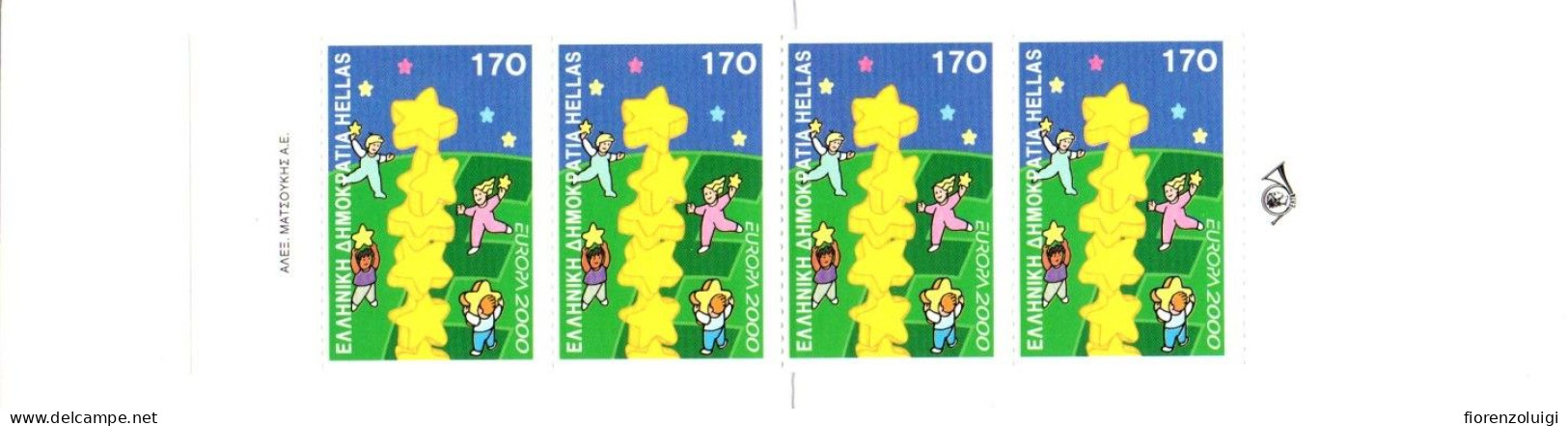 EUROPA CEPT 2000 GIRO COMPLETO LIBRETTI / BOOKLETS MNH**