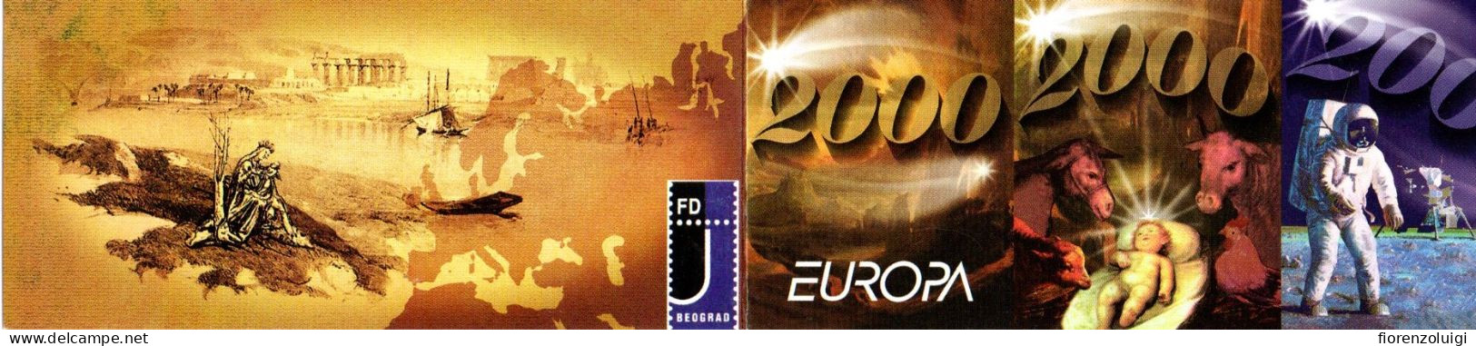 EUROPA CEPT 2000 GIRO COMPLETO LIBRETTI / BOOKLETS MNH**