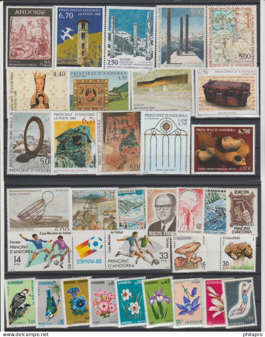 ANDORRE  LOT    MINT  STAMPS      Réf  T1376 - Autres & Non Classés