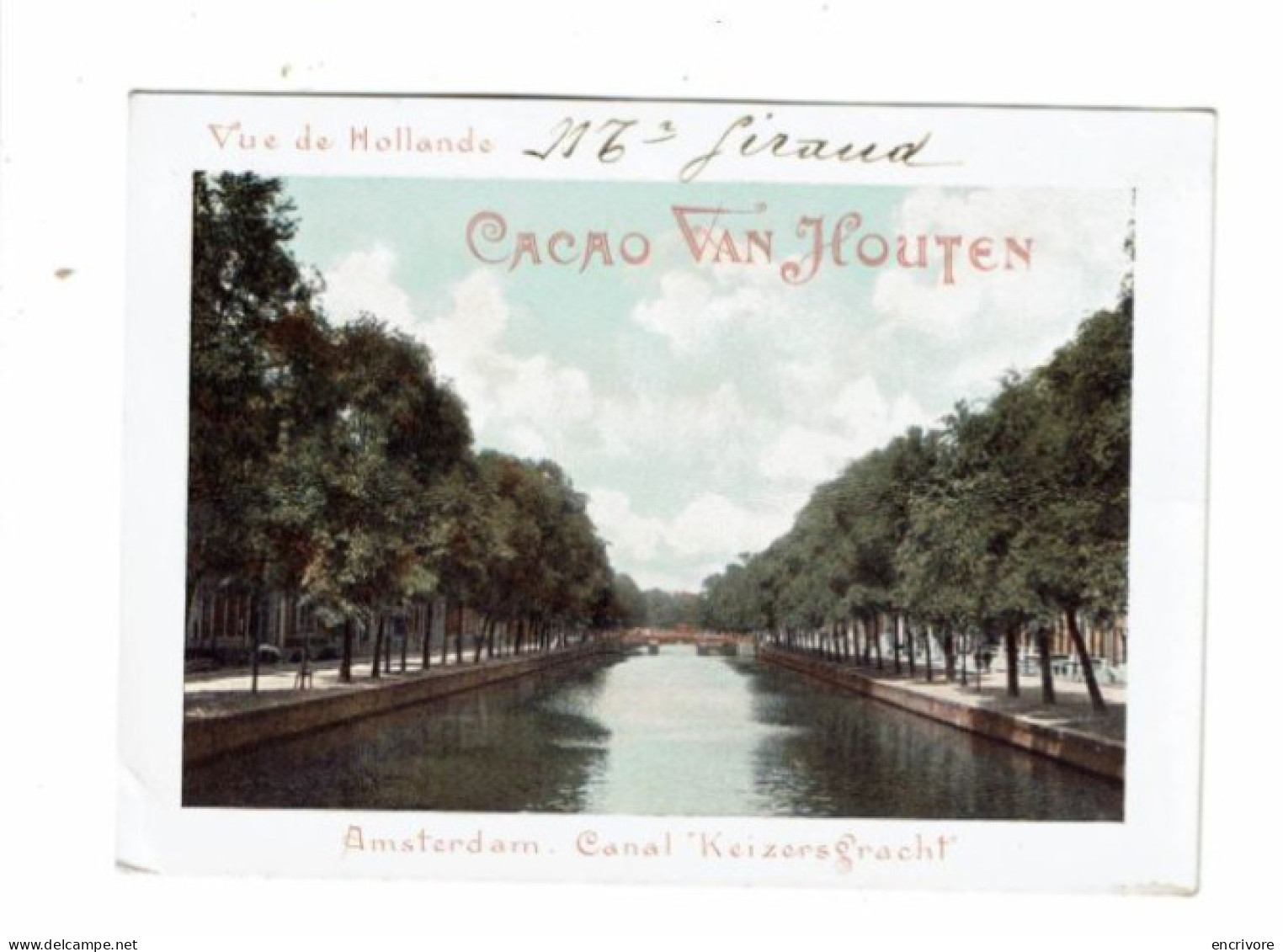 Grand Chromo Cacao VAN HOUTEN Amsterdam Canal Keisersgracht - Van Houten