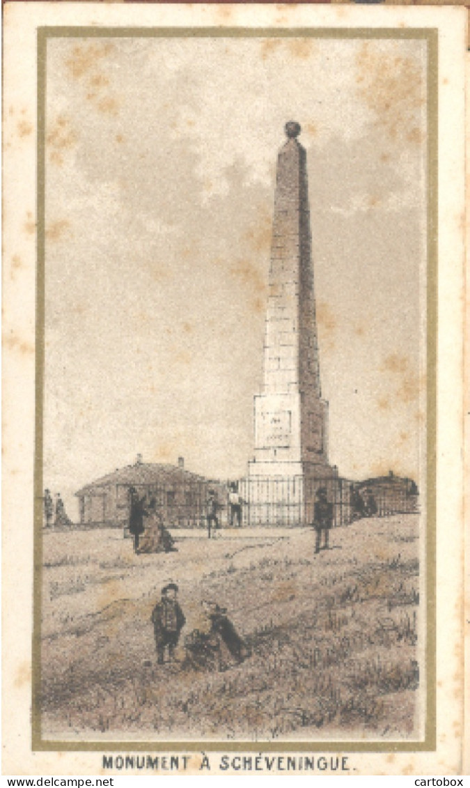 Scheveningen, Monument à Schéveninque    /  (album)plaatje    (6 X 10,5 Cm) - Scheveningen