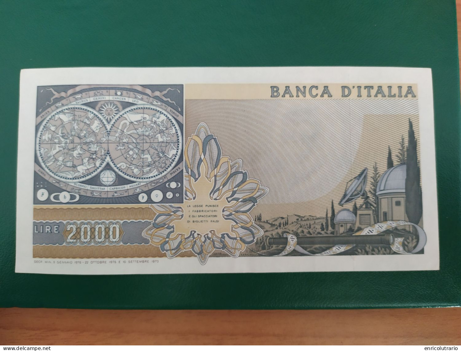 2000 LIRE GALILEI BAFFI/STEVANI QA583788P - 2000 Liras