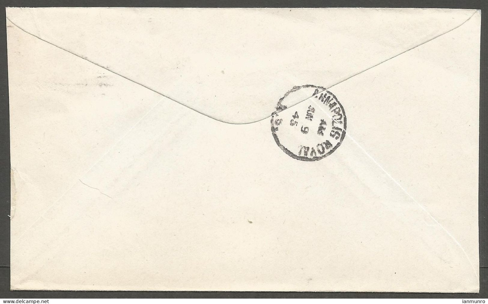 1945 Cover 4c War Split Ring Lequille Nova Scotia To Annapolis Royal - Histoire Postale