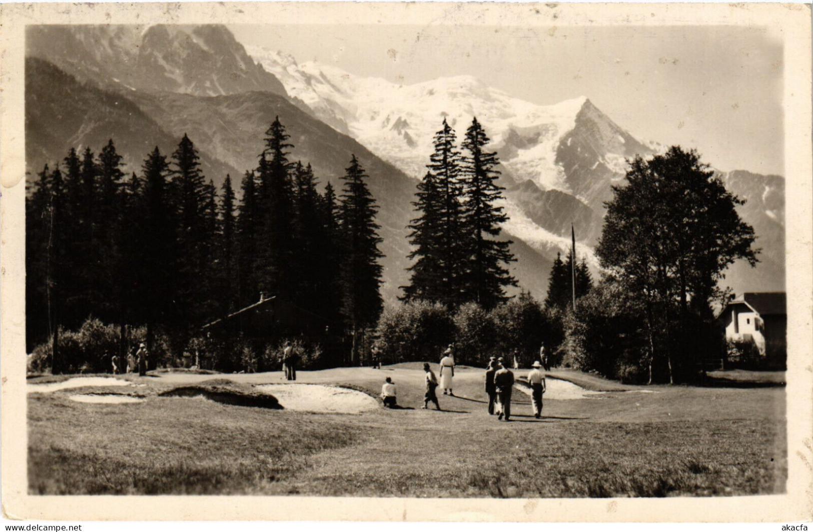 PC GOLF, SPORT, LES PRAZ, LE GOLF, Vintage REAL PHOTO Postcard (b51252) - Golf