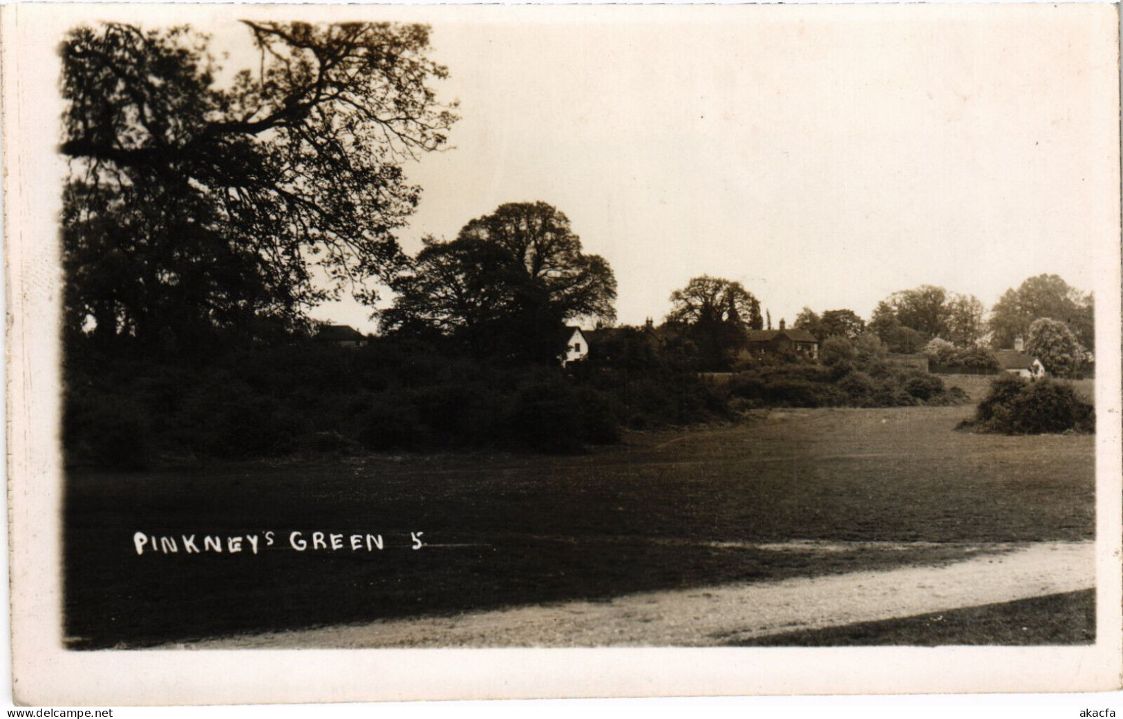 PC GOLF, SPORT, PINKEY'S GREEN, Vintage REAL PHOTO Postcard (b51251) - Golf