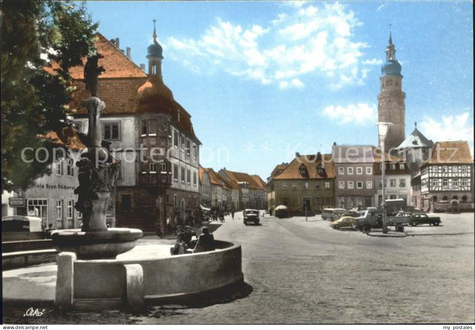 72041939 Koenigshofen Bad Stadtplatz Brunnen  Koenigshofen Bad - Bad Koenigshofen