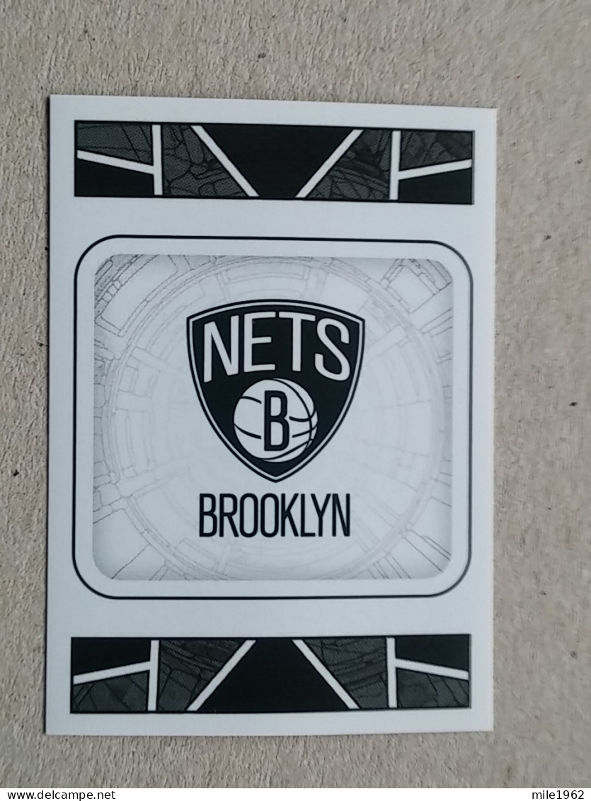 ST 48 - NBA Basketball 2022-23, Sticker, Autocollant, PANINI, No 124 Logo Brooklyn Nets - 2000-Aujourd'hui