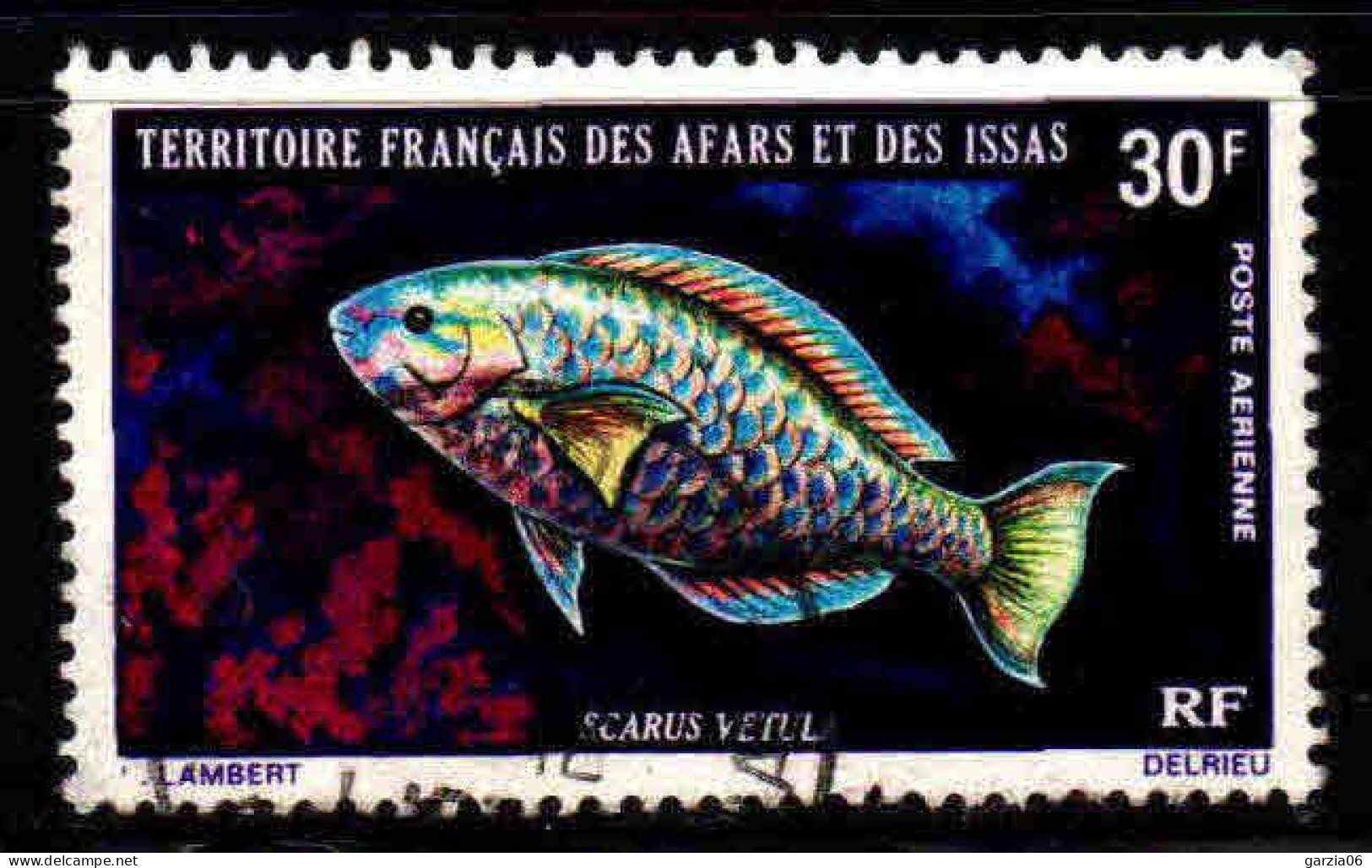 Afars Et Issas  - 1971 - Poissons  -  PA 66  - Oblit - Used - Used Stamps