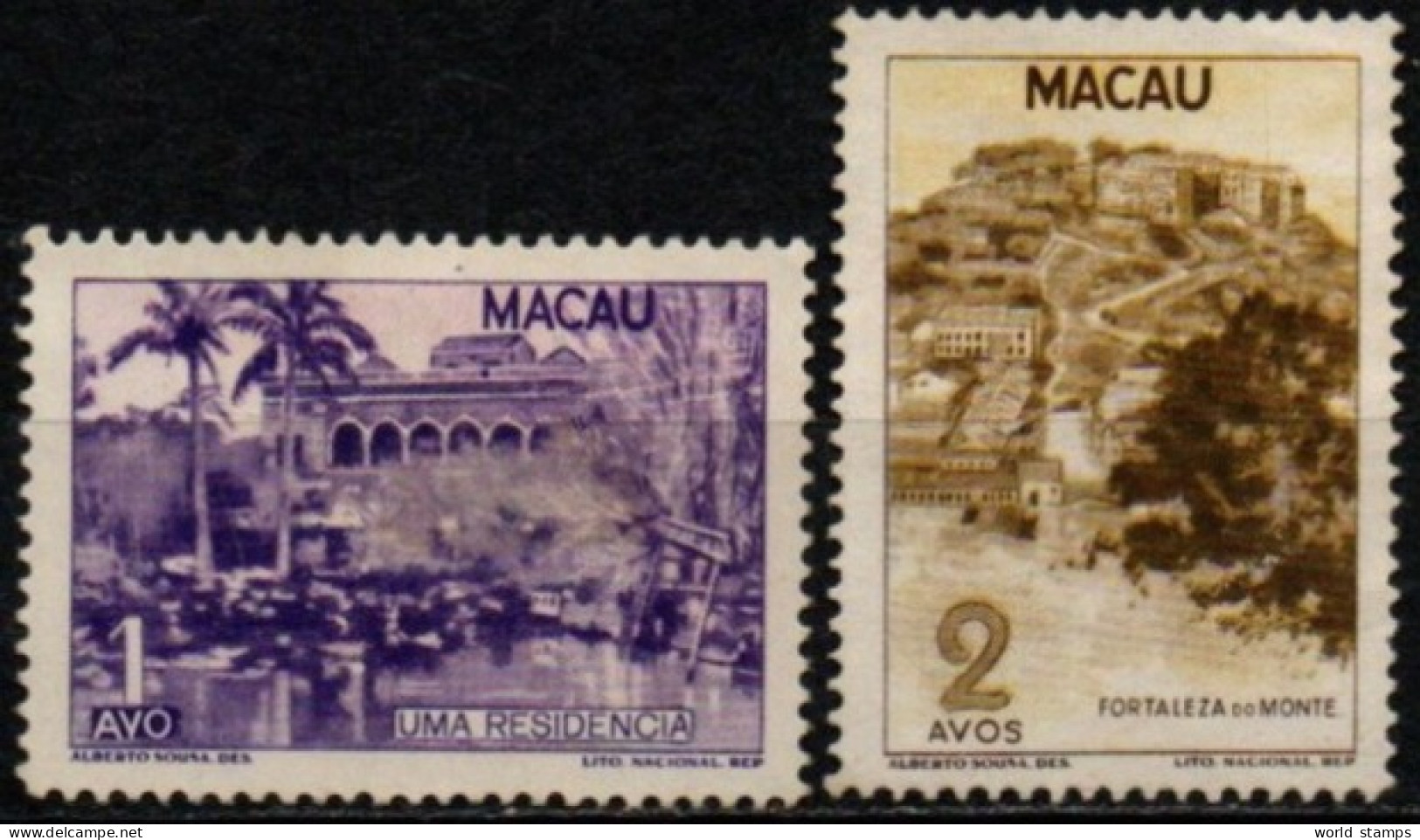 MACAO 1948-51 SANS GOMME - Nuovi