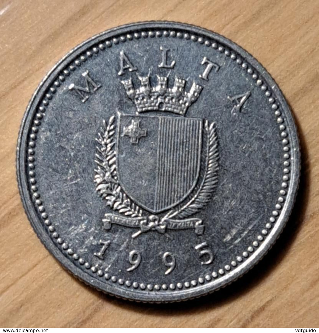 Malta 2 Cents 1995 KM# 94 - Malta